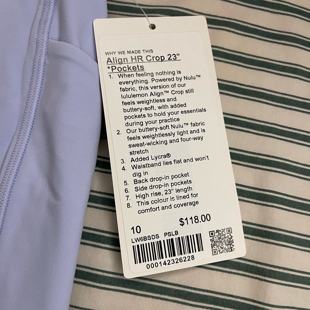 Lululemon legging. Size 10